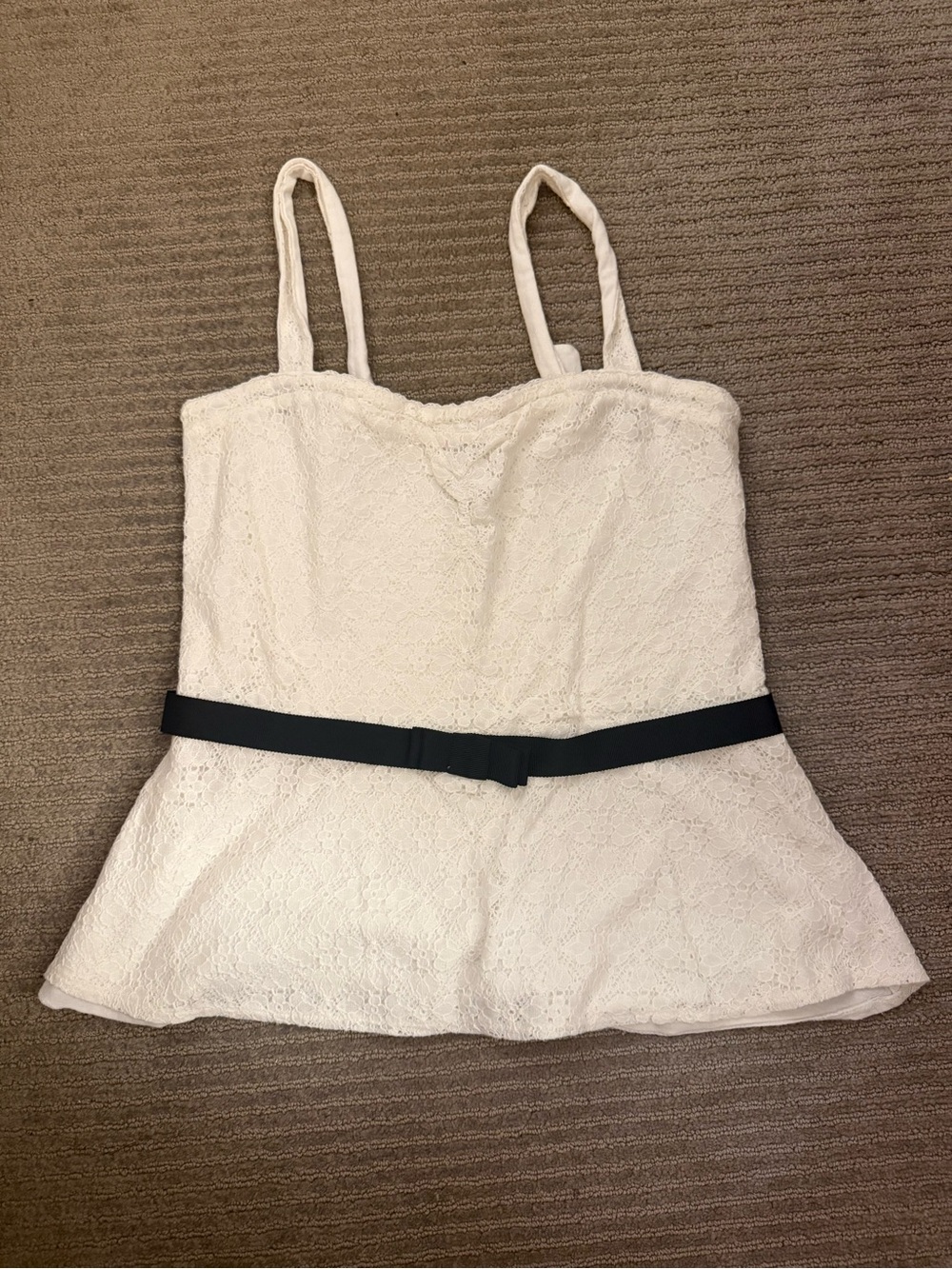 Lace Peplum Tank | aerie